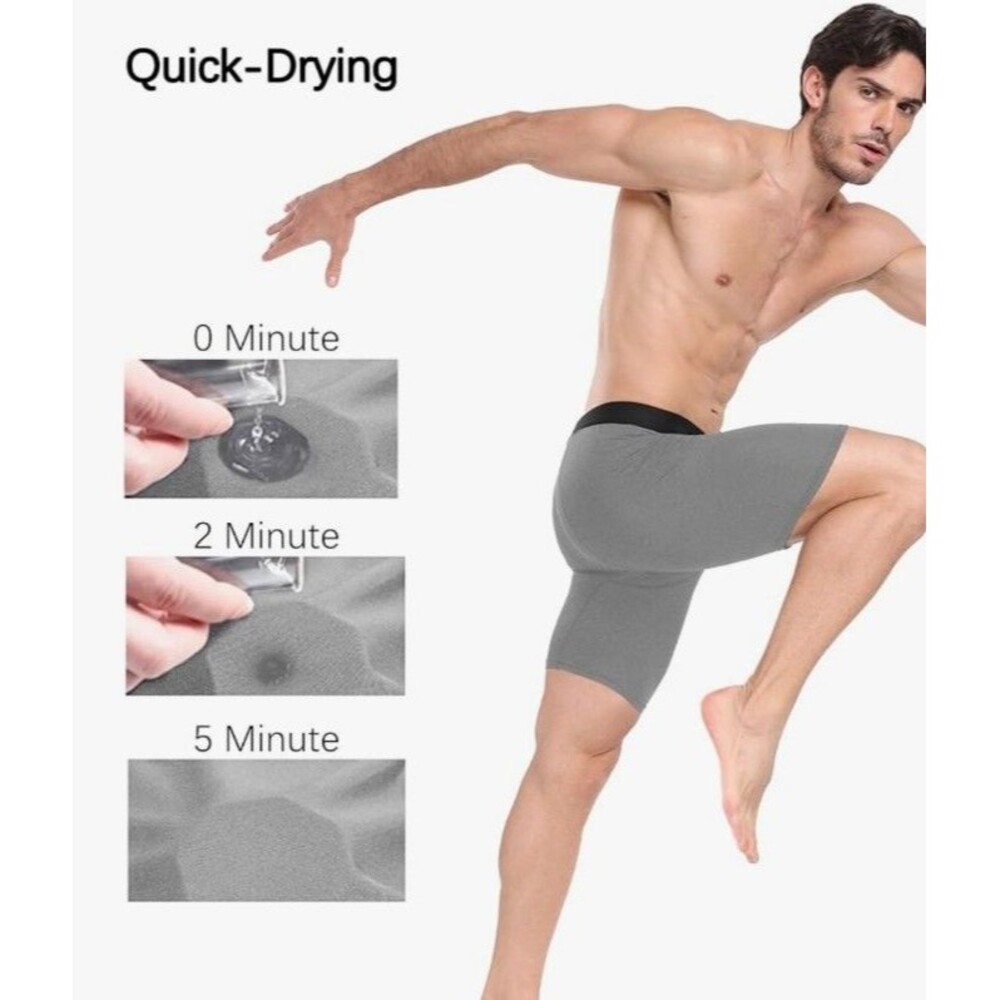 Men's 6 pack Grey‎ & Bath athletic shorts